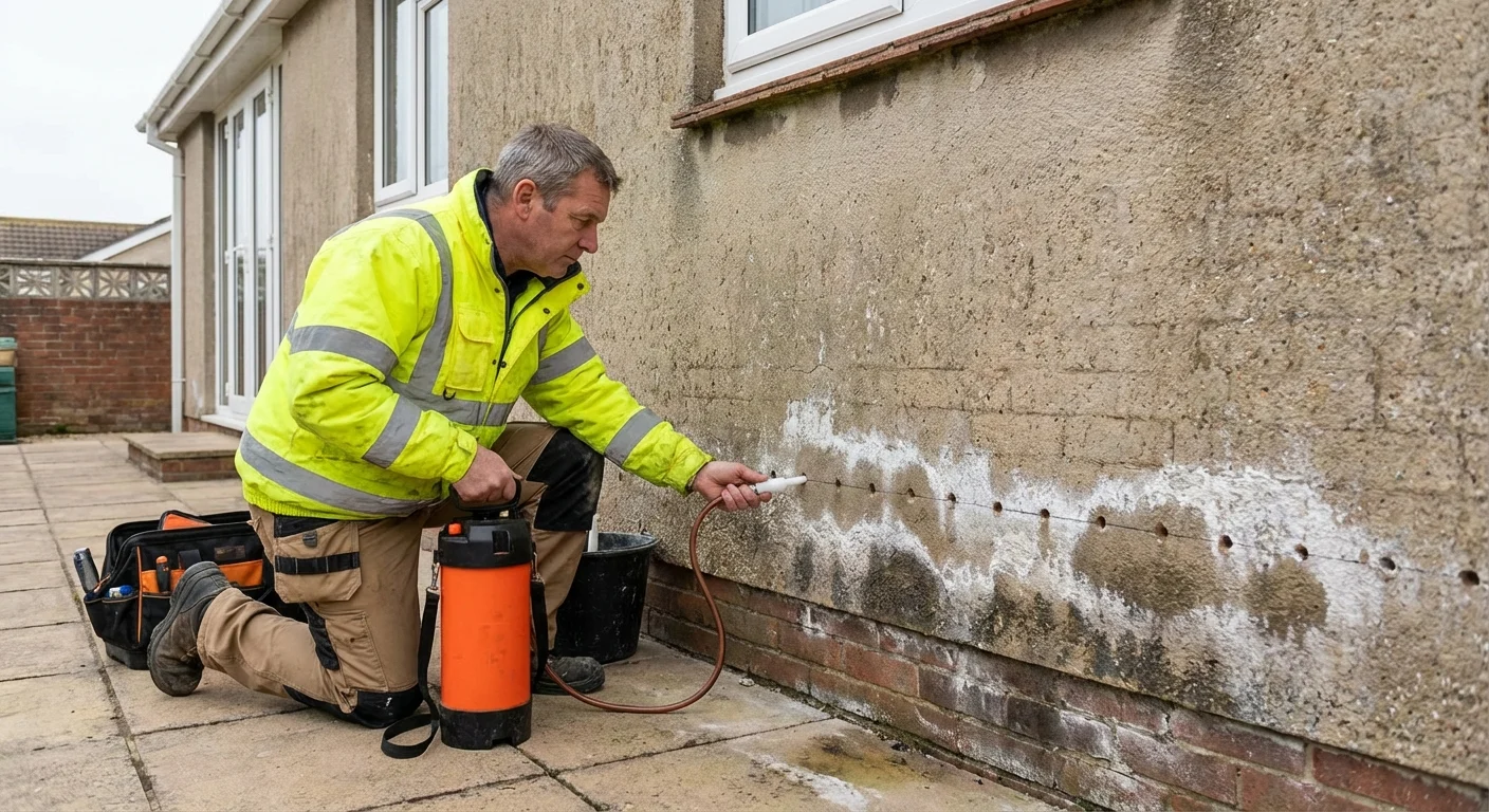 Damp proof course injection Manchester