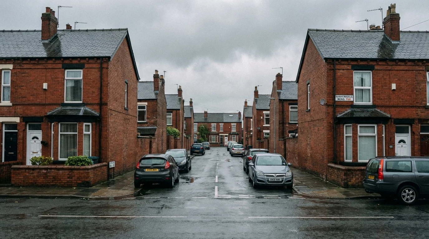 Greater Manchester terraced houses affected by damp